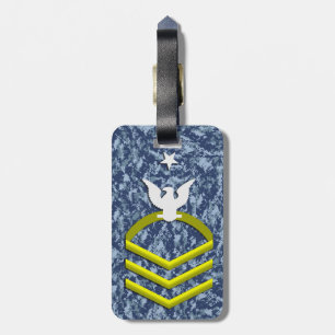 Navy Senior Chief Petty Officer Luggage Tag