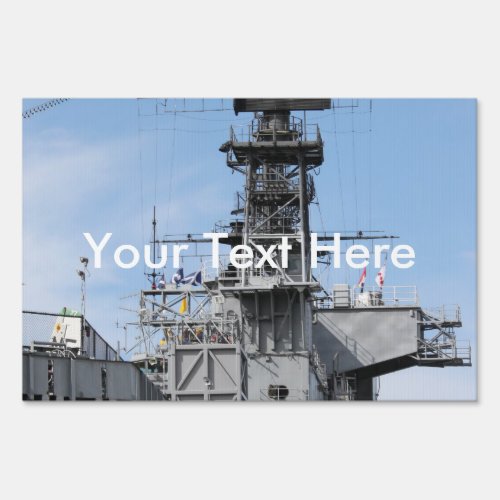 Navy Ship Yard Sign