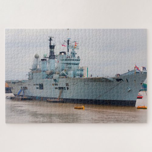 Navy Ships Tourist Attractions on the Thames Jigsaw Puzzle