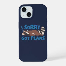 Navy Sorry Got Plans Funny Raccoon