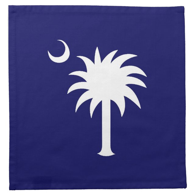 Navy South Carolina Palmetto Tree Napkins (Front)