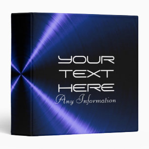 Navy Stainless Steel Metal Binder