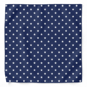 Navy Stars Bandana