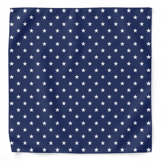 Navy Stars Bandana (Front)