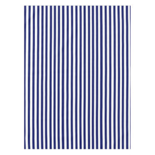 Navy Striped Tablecloth