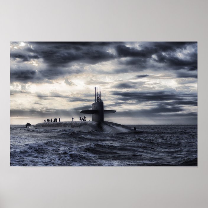 Navy Submarine Poster Zazzle