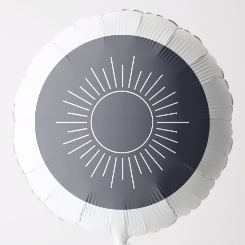 Navy Sun Balloon