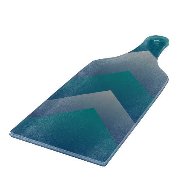 Navy teal gray cutting board (Corner)