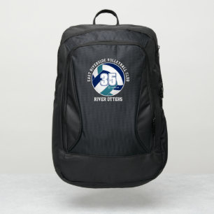navy teal volleyball kids sports team colors port authority® backpack