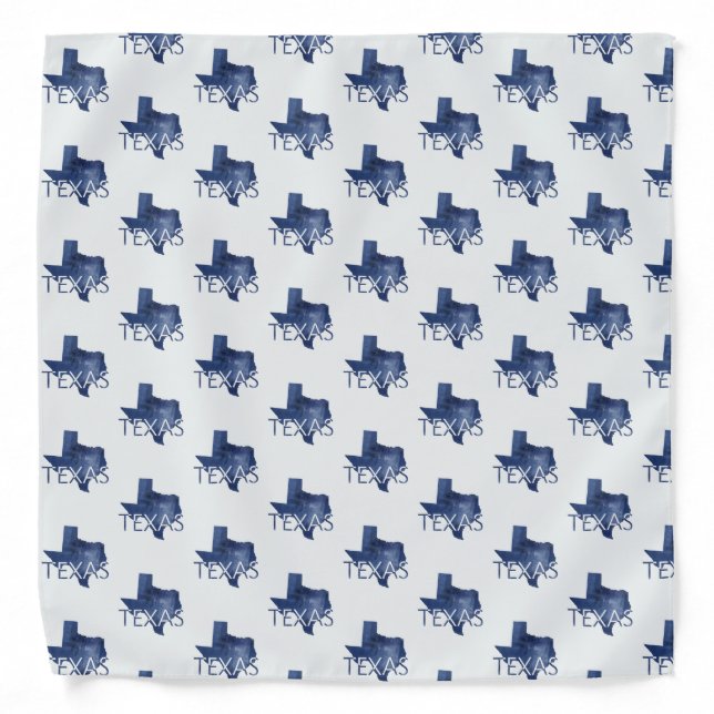 Navy Texas Bandana (Front)