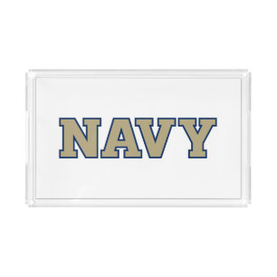 NAVY Text Logo Acrylic Tray