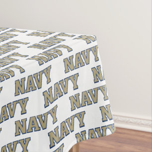 NAVY Text Logo Graduation Tablecloth