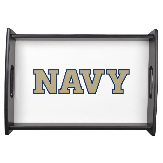 NAVY Text Logo Serving Tray (Front)