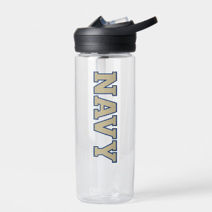 NAVY Text Logo Water Bottle