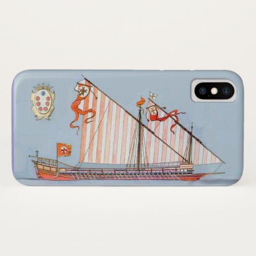 Navy Tuscany Medici iPhone X Case