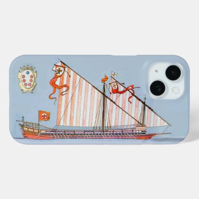 Navy Tuscany Medici Case-Mate iPhone Case (Back (Horizontal))