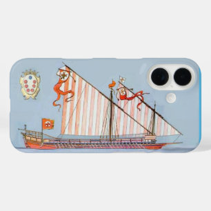 Navy Tuscany Medici iPhone 16 Case