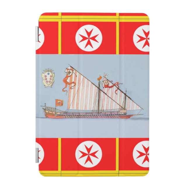 Navy Tuscany Medici iPad Mini Cover (Front)