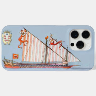 Navy Tuscany Medici  Nautıcal iPhone 15 Pro Max Case