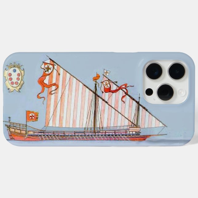 Navy Tuscany Medici  Nautıcal Case-Mate iPhone Case (Back (Horizontal))