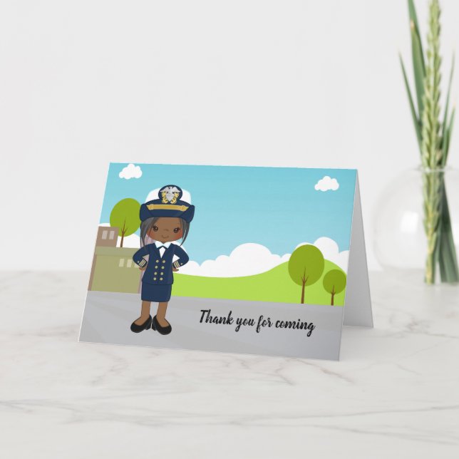 Navy uniform officer card (Front)