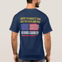 (Navy) US Flag / Music's Loud & Steps Run Free