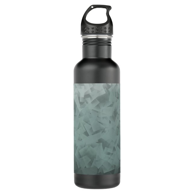 Navy Vector Camo Water Bottle (Front)