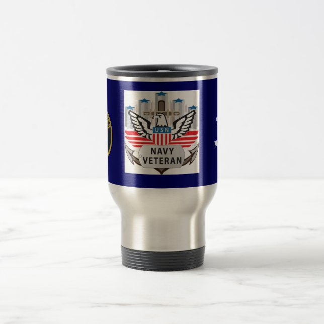 Navy Veteran Logo Mug (Center)