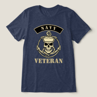 Navy Veteran Tri-Blend Shirt