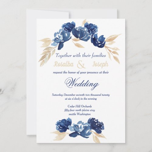 Navy Wedding by the Pigeon Letters quinceanera