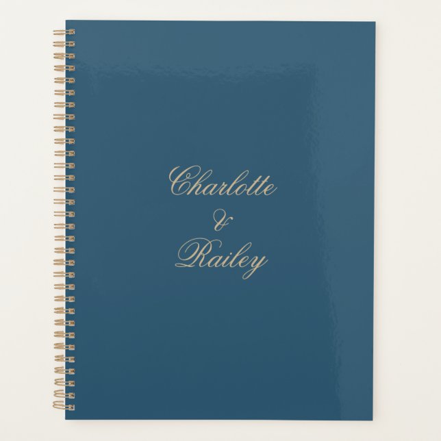 Navy Wedding Planner (Front)