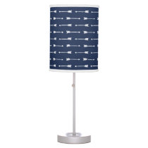 Navy & White Arrows Pattern Lamp Navy & White Arrows Pattern Lamp