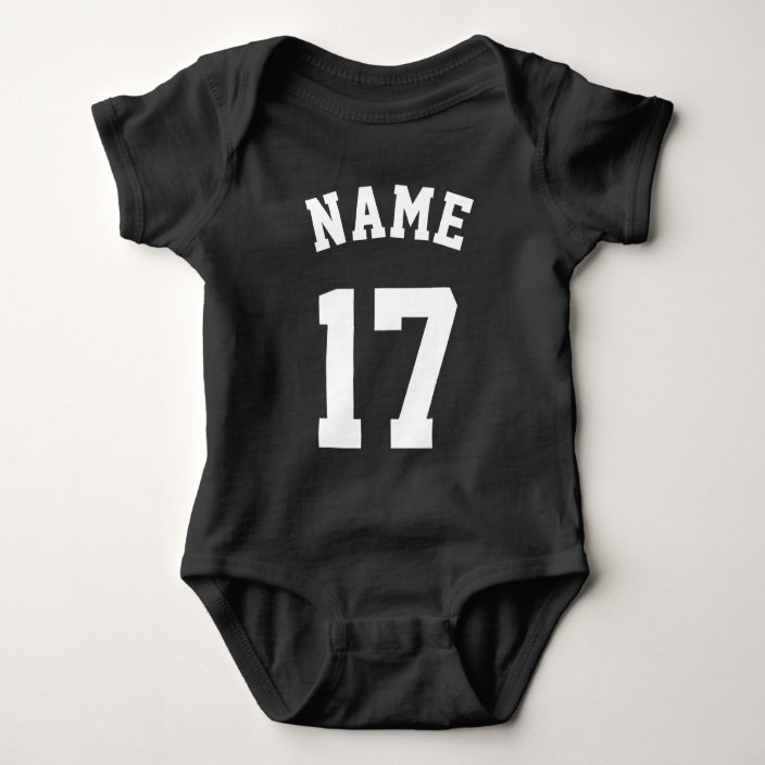 baby all black jersey