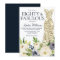 Navy & White Floral Gold Dress 80th Birthday Party