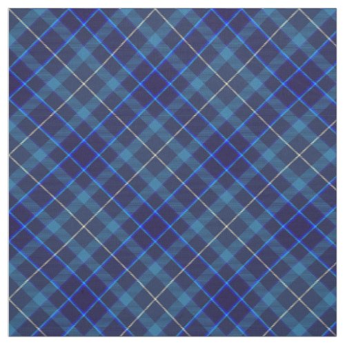  Navy White Plaid Bold Pattern Tartan Retro Grunge Fabric