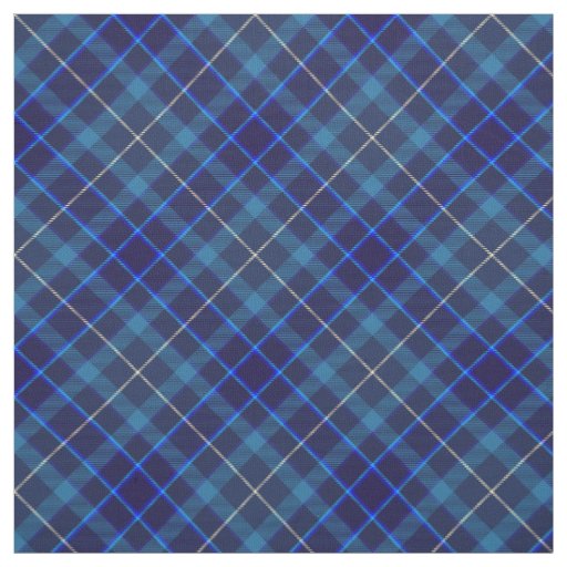  Navy White Plaid Bold Pattern Tartan Retro Grunge Fabric
