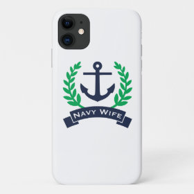Navy Wife Anchor Case-Mate iPhone Case