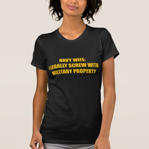 NAVY WIFE T_Shirt