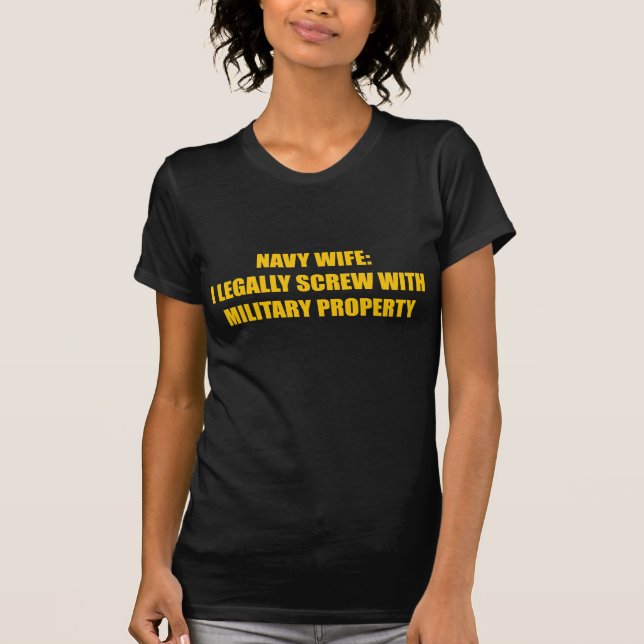 NAVY WIFE T-Shirt (Front)