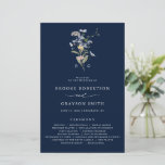 Navy Wildflower Meadow Garden Wedding Program<br><div class="desc">Capture the beauty of nature on your special day with our exquisite wildflower watercolor wedding program. Elegant, unique, and blooming with love. Use the text fields to personalize your design with your own wording and details. If you want to change the font style, color or text placement, simply click the...</div>