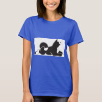 Navy Women's MARS Akita T-Shirt