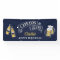 Navy Yellow Cheers And Beers Any Age Birthday