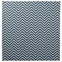 Navy Zig Zag Wave Pattern