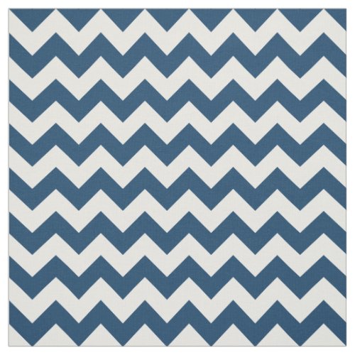 Navy Zigzag Navy Chevron Geometric Pattern Fabric