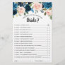 NavyBlue Blush Bridal Shower Game