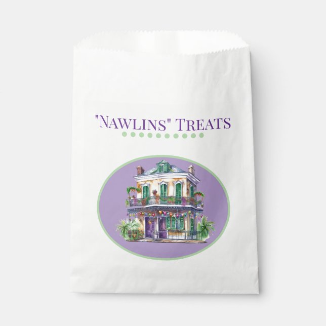Nawlins Treats Favor Bag (Front)