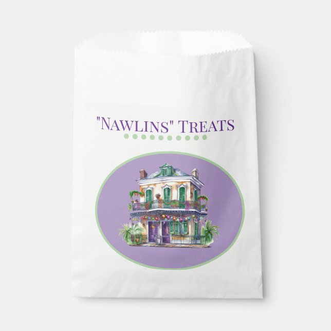 Nawlins Treats Favor Bag (Front)