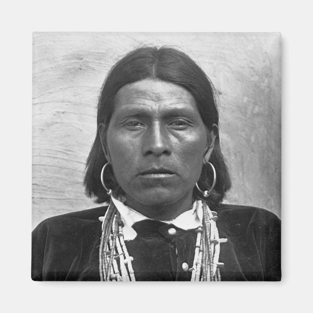 Nawquistewa - Hopi Indian Oraibi Photo 1901 Magnet (Front)