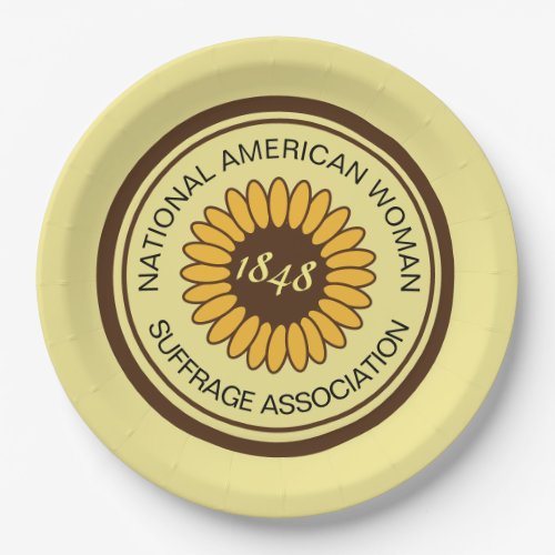 NAWSA Commorative Historic Suffrage Pin Paper Plates