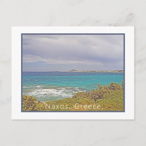 Naxos Greece Beach Postcard